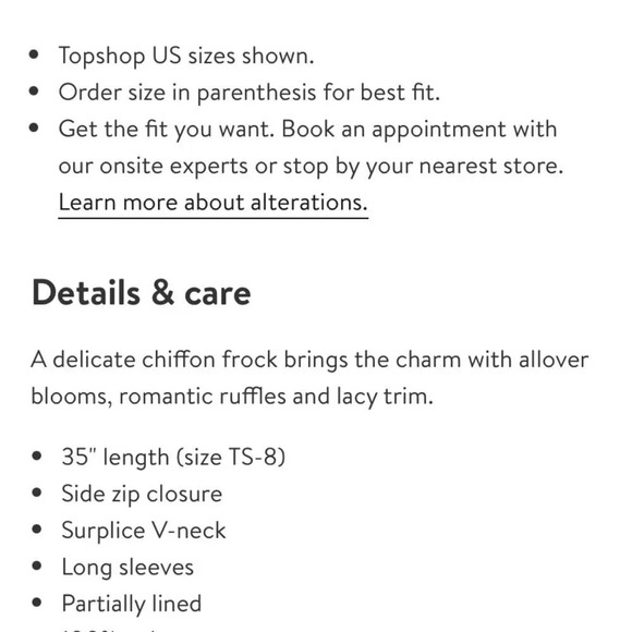 TOPSHOP Pleated Ruffle‎ Floral Dress in Black Multi - Picture 10 of 10